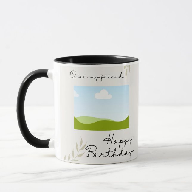 Personalized Photo Mug - Custom Birthday Gift  (Left)