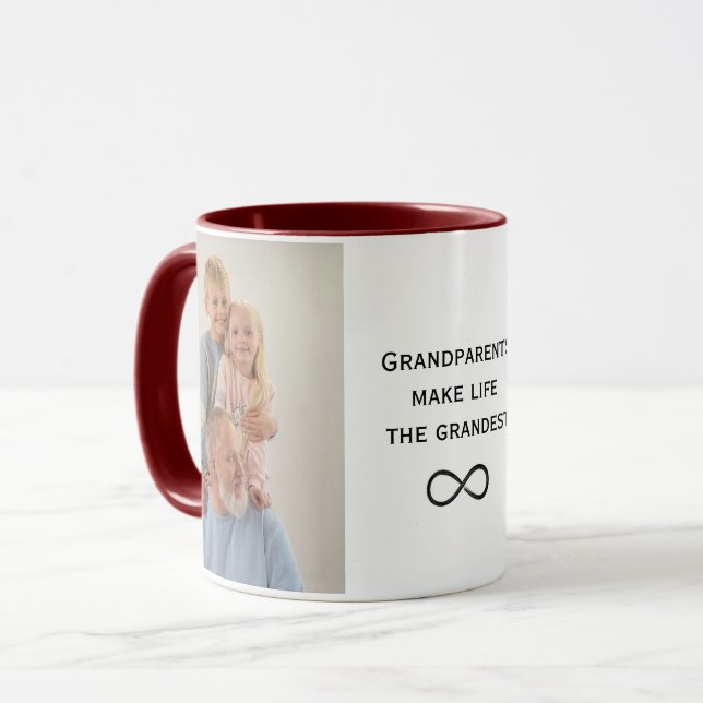 Personalized Photo Mug - Custom Picture & Text (Front Left)