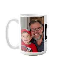 Personalized Photo Mug – Dad, A True Superhero