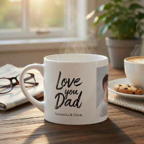 Personalized Photo Mug for Dad | Custom Kids Names