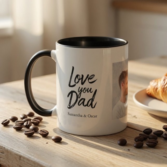 Personalized Photo Mug for Dad | Custom Kids Names (Creator Uploaded)