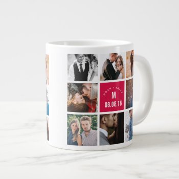 Personalized Photo Mug Married Photos by blush_printables at Zazzle