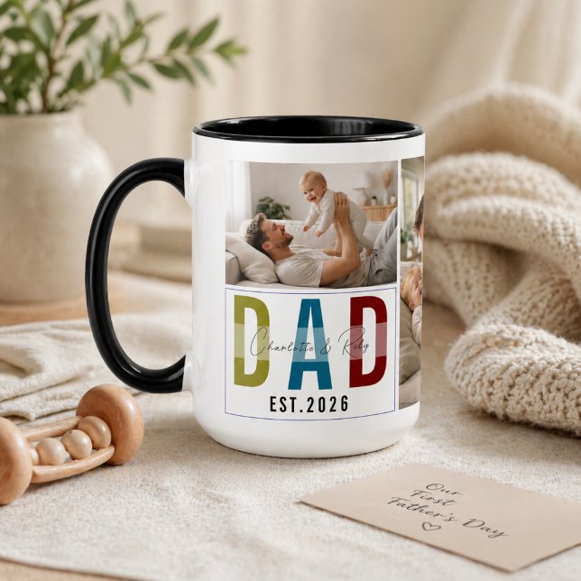 Personalized Photo Mug – Our First Father’s Day (Personalized Photo Mug – Our First Father’s Day)