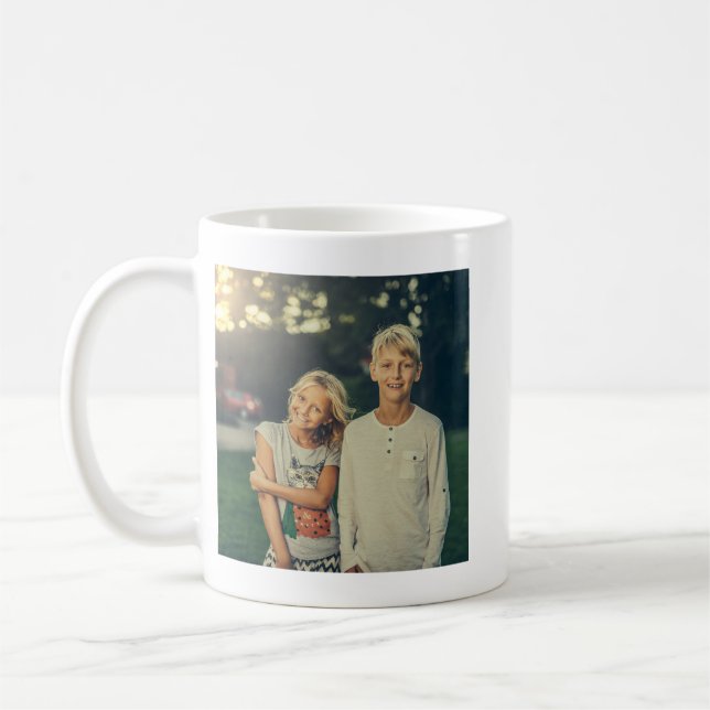 Personalized Photo Mug - With Colored Handle Custo (Left)