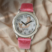 Personalized Photo Name Watch at Zazzle