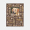 Personalized Photo Names | Brown Dog Blanket