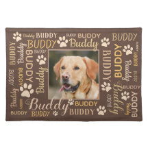 Personalized Photo Names | Brown Dog