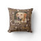 Personalized Photo Names | Brown Dog Pillow