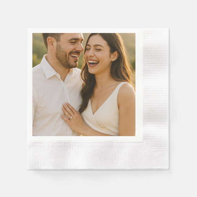 Personalized Photo Napkins (Front)
