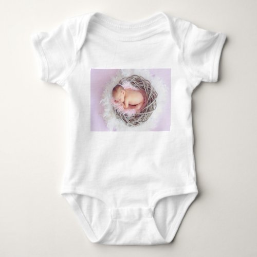 Personalized Photo New Baby Gift Baby Shower  Baby Bodysuit