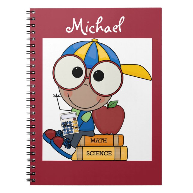 Personalized/Photo Notebook/School Boy Notebook (Front)
