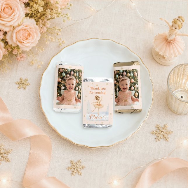 Personalized Photo Nutcracker Ballerina Birthday Hershey's Miniatures (Personalized Photo Nutcracker Ballerina Birthday Hershey's Miniatures)