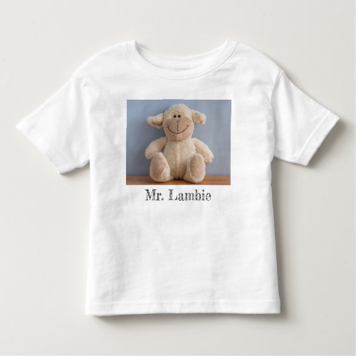 Personalized photo of Comfort object  Lovey Toddler T_shirt
