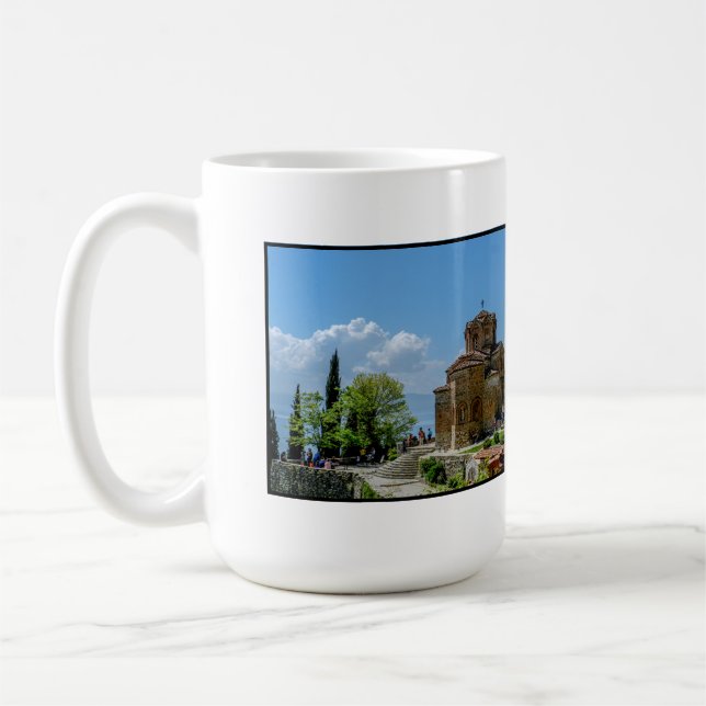 Personalized Photo Ohrid, Macedonia Coffee Mug (Left)