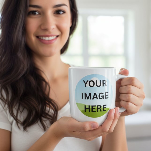 Personalized Photo or Logo | Custom Design Giant Coffee Mug (Creator Uploaded)