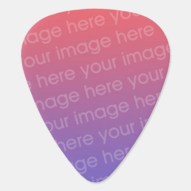 Personalized Photo or Logo Guitar Pick (Back)