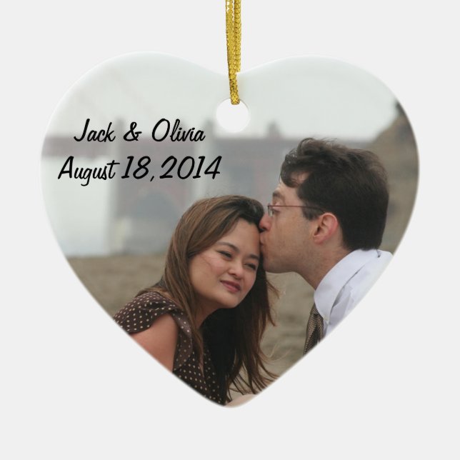 Personalized Photo Ornament (Front)