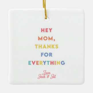 Personalized Photo Ornament Gift for Mom / Mothers