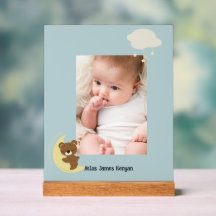 Personalized Photo Over the Moon Sign