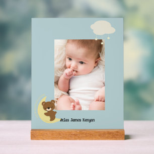 Personalized Photo Over the Moon Sign