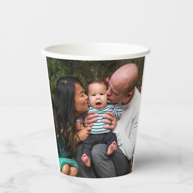 Personalized Photo Paper Cups (Front)