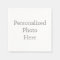 Personalized Photo Paper Napkin