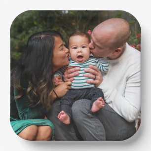 Personalized Photo Paper Plates
