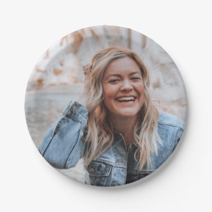 Personalized Photo Paper Plates