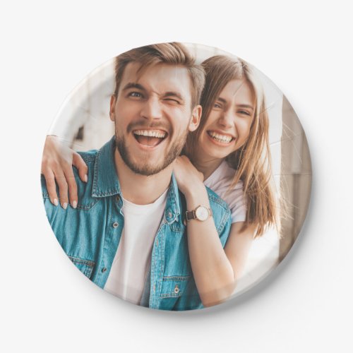 Personalized Photo Paper Plates