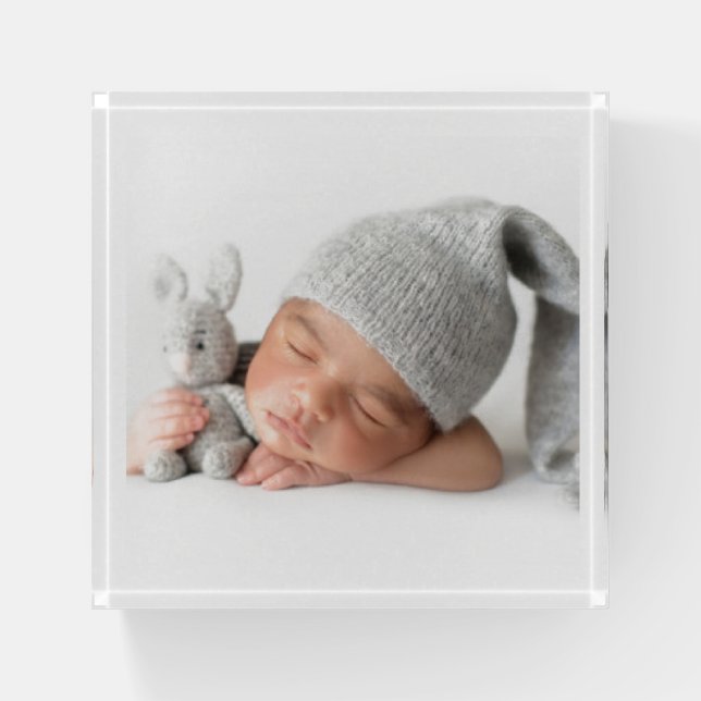 Personalized Photo Paperweight (Front)