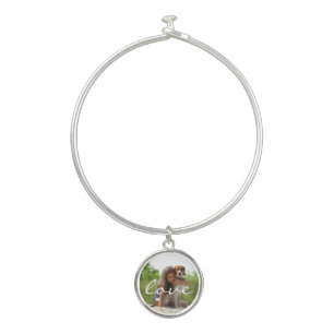 Personalized Photo Pet and Family Keepsake Bangle Bracelet