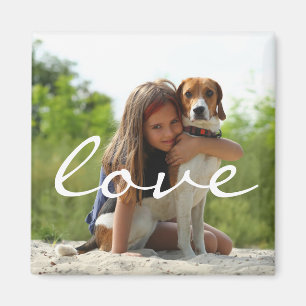 Personalized Photo Pet and Family Keepsake Magnet