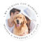 Personalized Photo Pet Dog Just Married Wedding