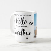 Personalized Photo Pet Memorial Coffee Mug (Front Left)
