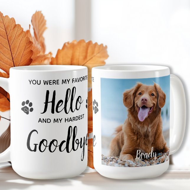Personalized Photo Pet Memorial Coffee Mug