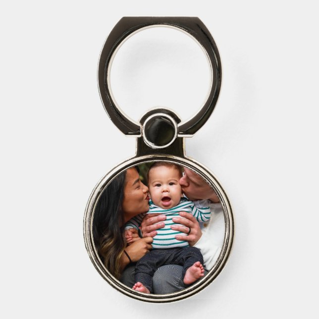 Personalized Photo Phone Ring Stand (Front)