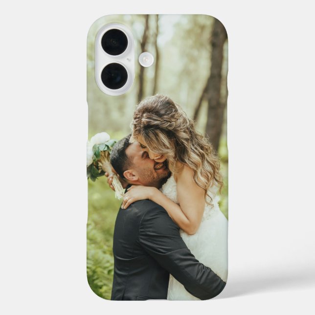 Personalized Photo Picture Wedding Anniversary Case-Mate iPhone Case (Back)