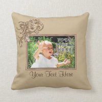 Personalized Photo Pillows YOUR PHOTO and TEXT