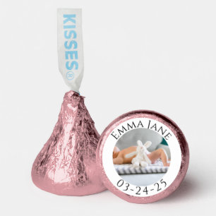 Personalized Photo Pink Chocolate Kisses Hershey®'s Kisses®