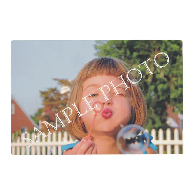 Personalized photo placemat. Make your own! Placemat Zazzle