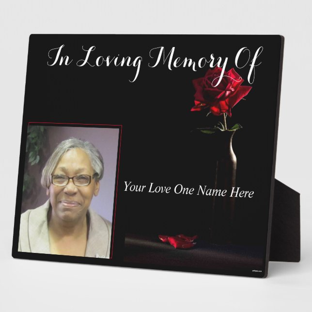 Personalized Photo Plaque (Side)