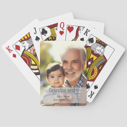 Personalized Photo Playing Cards