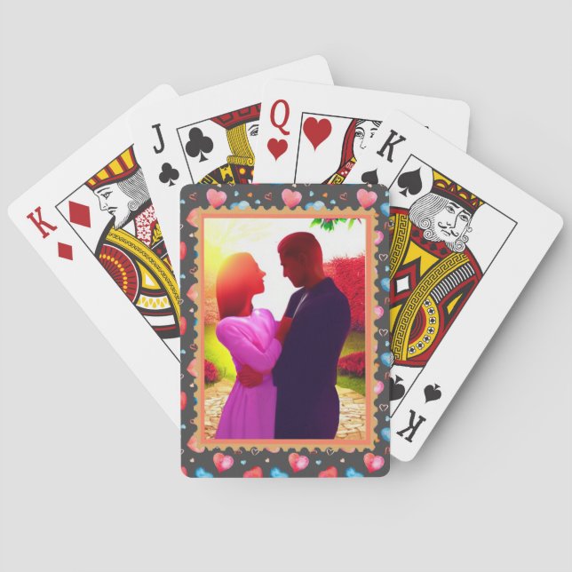 Personalized Photo Poker Card (Back)