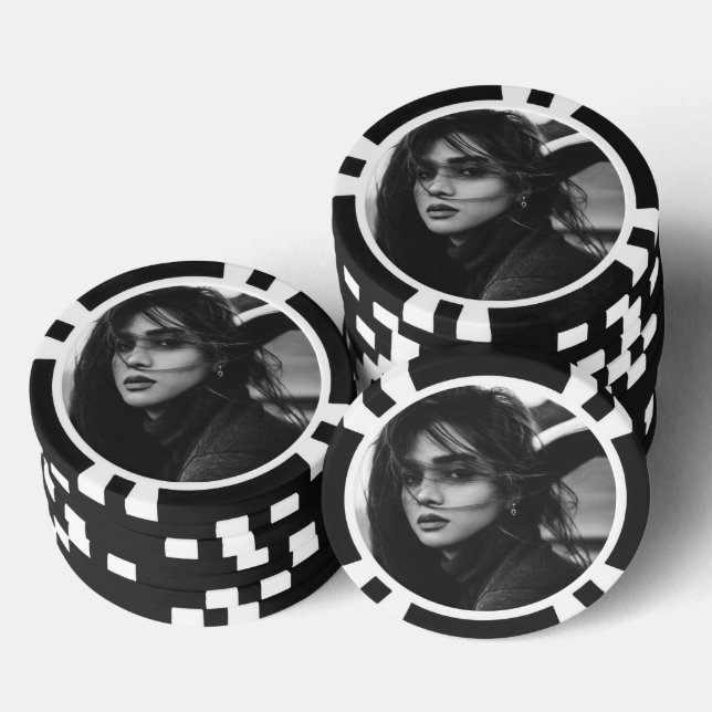 Personalized Photo Poker Chips (Stack)