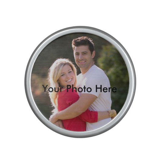 Personalized Photo Portable Bluetooth Speaker (Front)