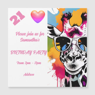 Personalized Photo Postcard Birthday Invitation