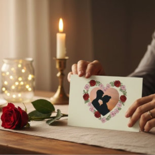Personalized Photo Postcard – Heart