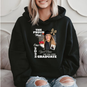 Personalized Photo, Proud Mom of a 2025 Graduate Hoodie