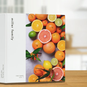 Personalized Photo Recipe Binder