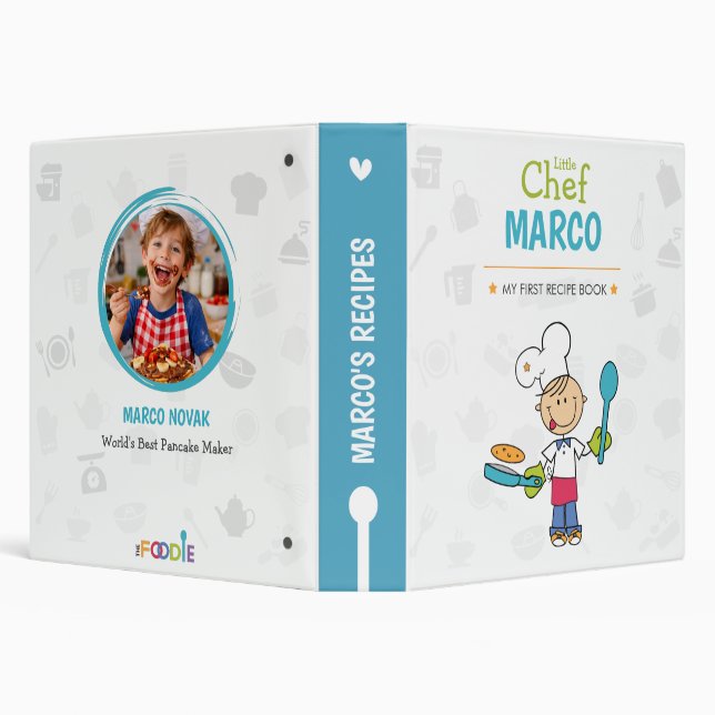 Personalized Photo Recipe Binder for Kids (Background)